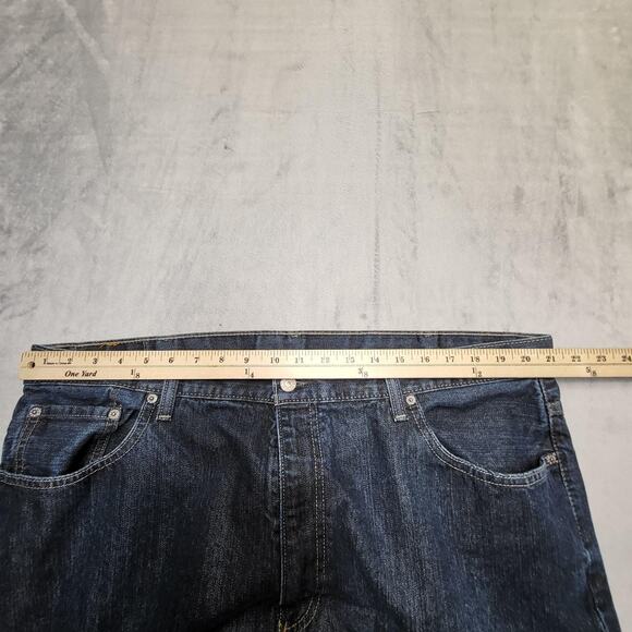 Levi's 550 Jeans Mens 42x29 Blue Denim Relaxed Fit Tapered Leg Classic Zip Fly - Picture 8 of 10